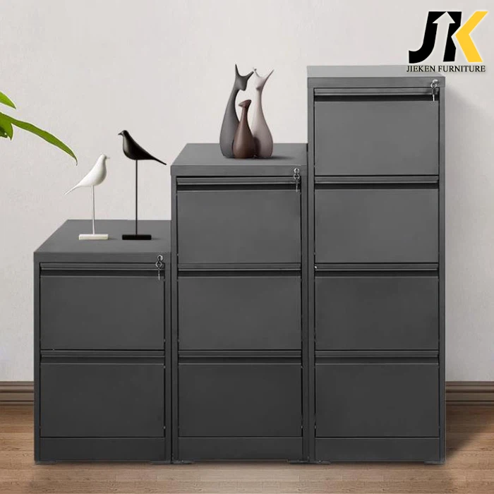 Steel vertical filing cabinet