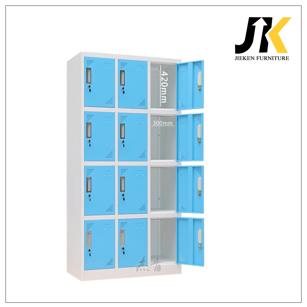 12 door steel lockers